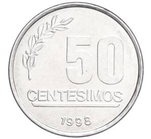50 сентесимо 1998 года Уругвай