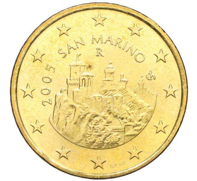 Монета 50 евроцентов 2005 года Сан-Марино (Артикул T11-05064)