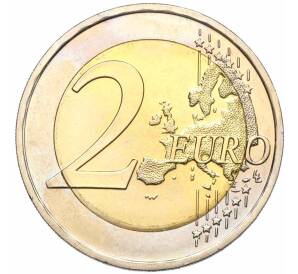 2 евро 2009 года D Германия «Федеральные земли Германии —Церковь Людвига в Саарбрюккен Саар»