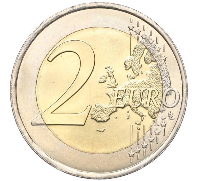 Монета 2 евро 2007 года Люксембург «50 лет подписанию Римского договора» (Артикул T11-05089)