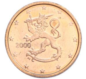2 евроцента 2000 года Финляндия