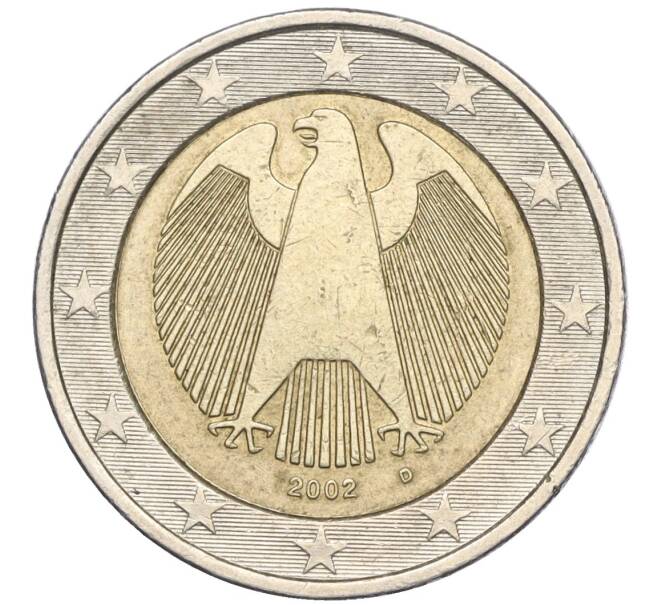 2 евро 2002 года D Германия (Артикул T11-05181)