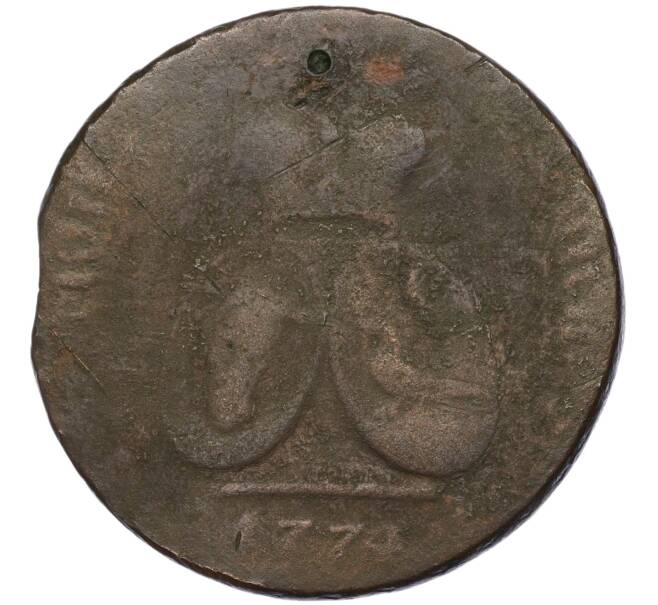 Монета 2 пара 3 копейки 1774 года Для Молдавии и Валахии (Артикул K12-00134)