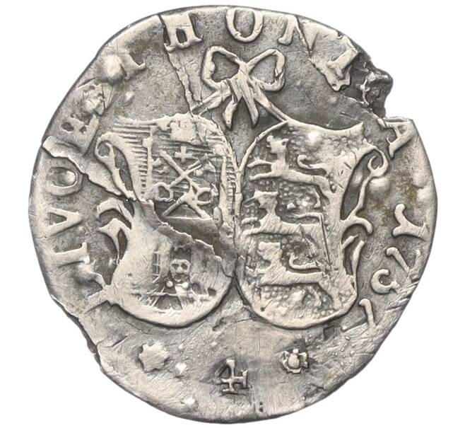 Монета 4 копейки 1757 года «Ливонез» (Артикул K12-00138)