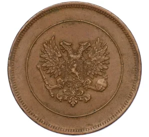 10 пенни 1917 года Русская Финляндия — Орел без корон (Временное правительство)