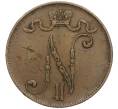 Монета 5 пенни 1906 года Русская Финляндия (Артикул K12-00213)