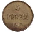 Монета 5 пенни 1912 года Русская Финляндия (Артикул K12-00217)