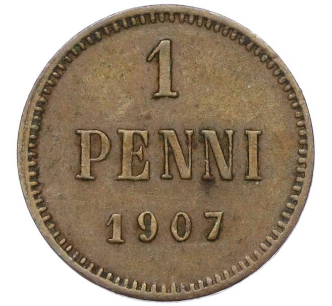 Монета 1 пенни 1917 года Русская Финляндия (Артикул K12-00229)