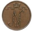Монета 1 пенни 1911 года Русская Финляндия (Артикул K12-00232)