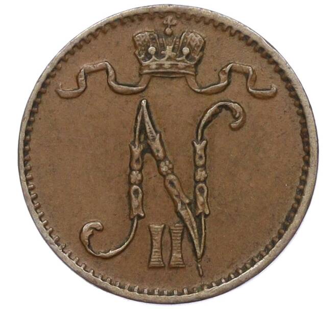 Монета 1 пенни 1911 года Русская Финляндия (Артикул K12-00232)