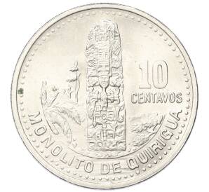 10 сентаво 2000 года Гватемала