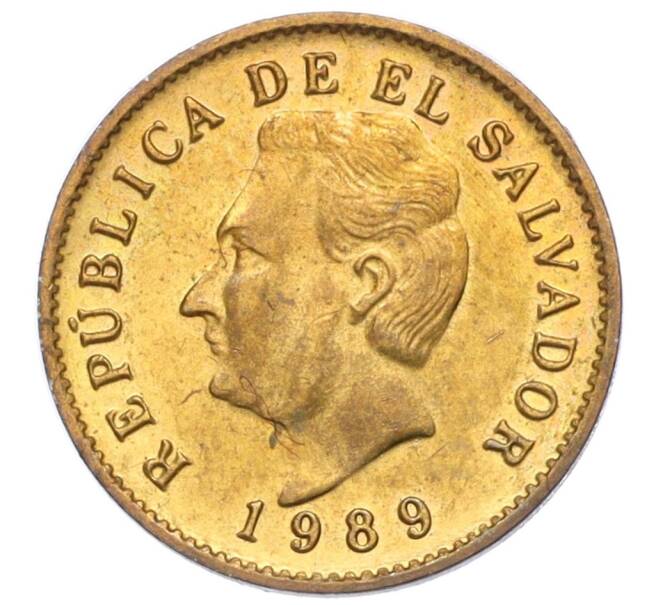 Монета 1 сентаво 1989 года Сальвадор (Артикул T11-05240)