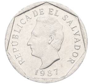 10 сентаво 1987 года Сальвадор