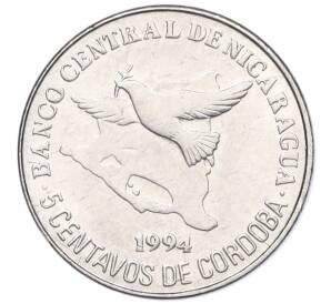 5 сентаво 1994 года Никарагуа