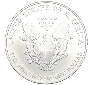 1 доллар 2007 года США «Шагающая Свобода» (Цветное покрытие — Красная полоска)