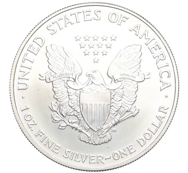 1 доллар 2007 года США «Шагающая Свобода» (Цветное покрытие — Красная полоска) (Артикул T11-05300)