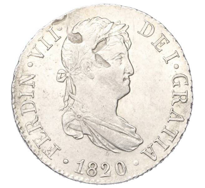 Монета 2 реала 1820 года Испания (Артикул M2-73146)