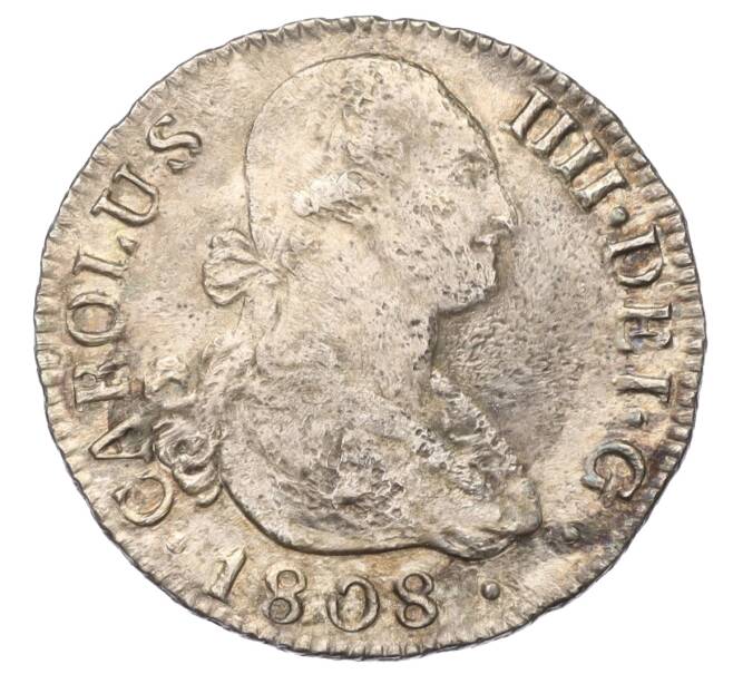 Монета 2 реала 1808 года Испания (Артикул M2-73147)
