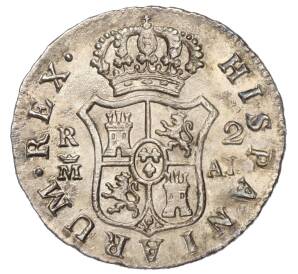 2 реала 1808 года Испания