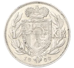 1 крона 1900 года Лихтенштейн