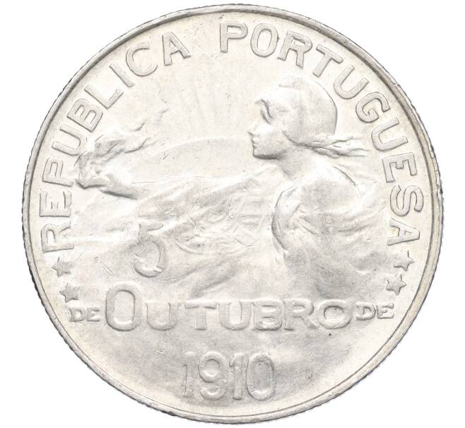 Монета 1 эскудо 1910 года Португалия «Основание республики» (Артикул M2-73179)