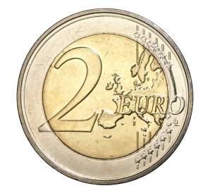 2 евро 2007 года Бельгия — 50 лет подписанию Римского договора — Фото №2