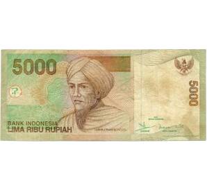 5000 рупий 2001 года Индонезия