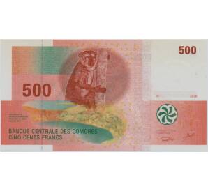 500 франков 2006 года Коморские Острова