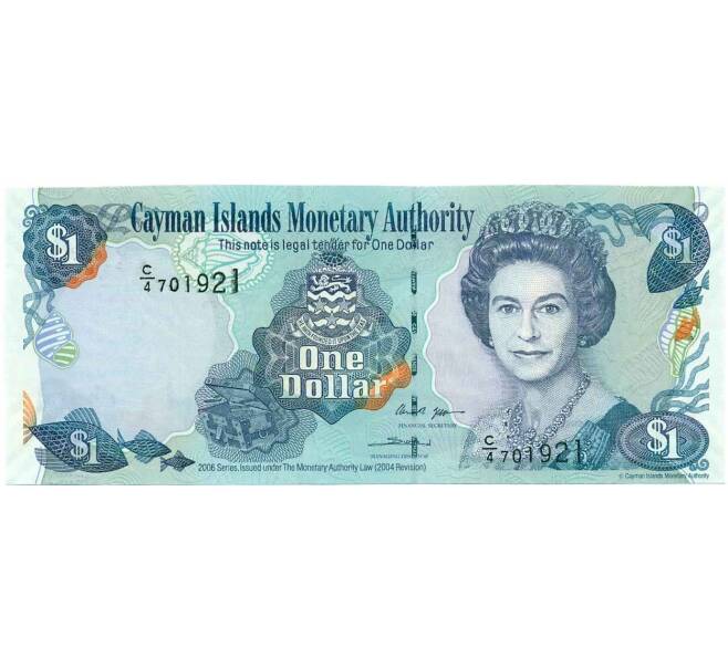 Банкнота 1 доллар 2006 года Каймановы острова (Артикул T11-05566)