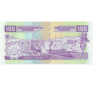 100 франков 2006 года Бурунди