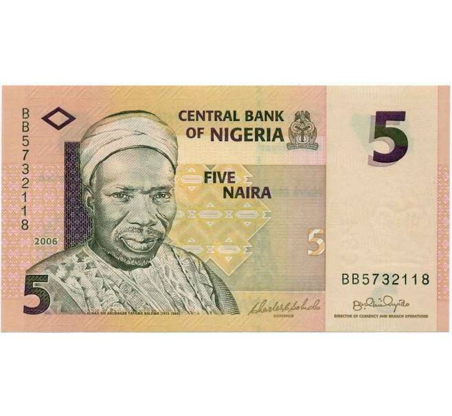 Банкнота 5 найра 2006 года Нигерия (Артикул T11-05598)