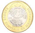 Монета 20 угий 2014 года Мавритания (Артикул M2-73283)