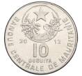 Монета 10 угий 2012 года Мавритания (Артикул M2-73306)