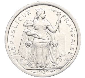 1 франк 1989 года Новая Каледония