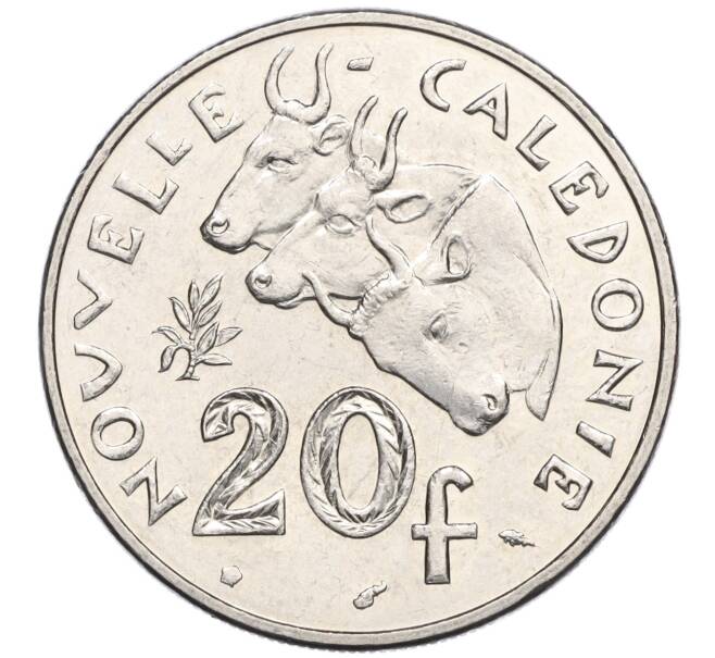 Монета 20 франков 1990 года Новая Каледония (Артикул T11-05683)