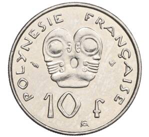 10 франков 1998 года Французская Полинезия