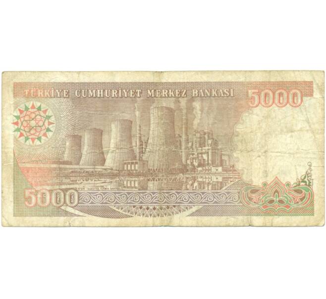 Банкнота 5000 лир 1990 года Турция (Артикул T11-05704)