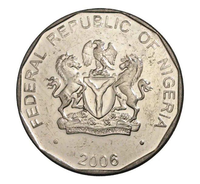 Монета 50 кобо 2006 года Нигерия (Артикул M2-6295)
