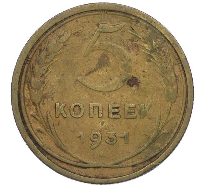 Монета 5 копеек 1931 года (Артикул K12-00642)