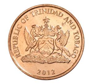 1 цент 2012 года Тринидад и Тобаго — Фото №1