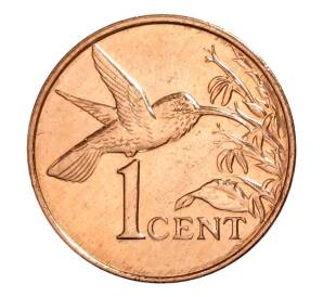 1 цент 2012 года Тринидад и Тобаго — Фото №2