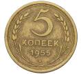 Монета 5 копеек 1955 года (Артикул K12-00747) — Фото №1