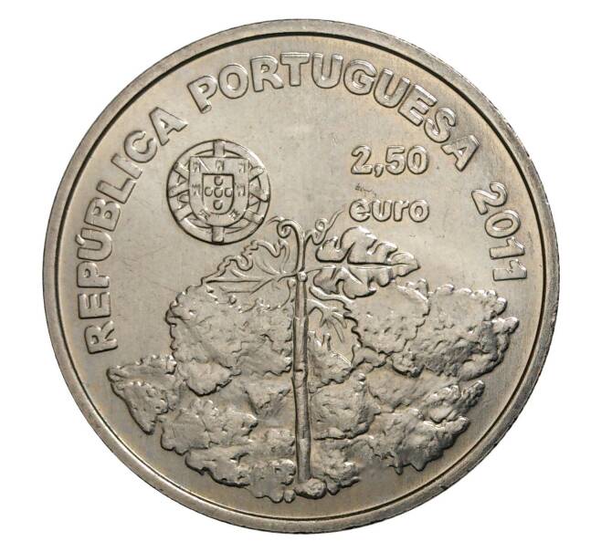 Монета 2.5 евро 2011 года Португалия «Ландшафт и культура виноделия острова Пику» (Артикул M2-6314)