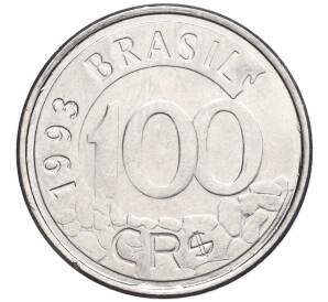 100 крузейро реал 1993 года Бразилия