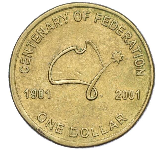 Монета 1 доллар 2001 года Австралия «Столетие Федерации» (Артикул T11-05737)