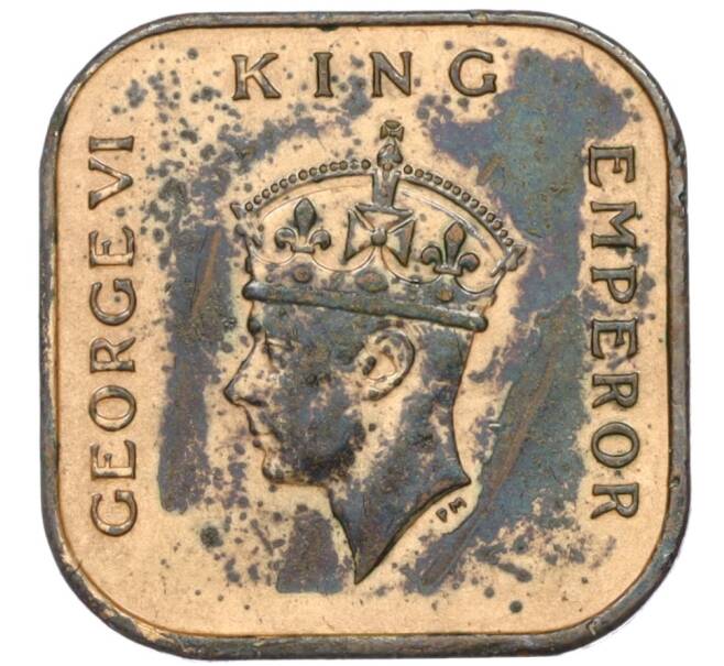 Монета 1 цент 1940 года Британская Малайя (Артикул T11-05765)