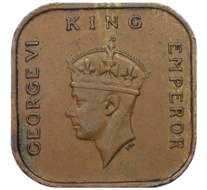 Монета 1 цент 1939 года Британская Малайя (Артикул T11-05766)