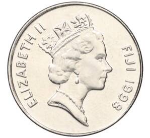 10 центов 1998 года Фиджи