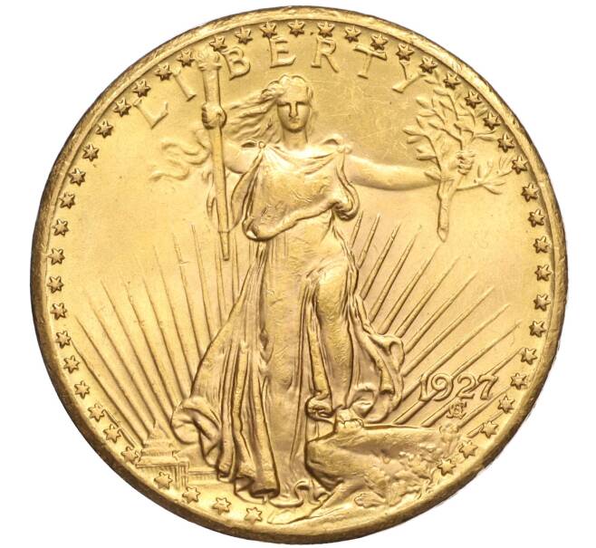 Монета 20 долларов 1927 года США «Двойной Орел» (Артикул T11-05908)