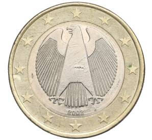 1 евро 2002 года J Германия